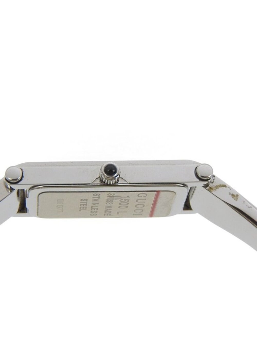 Gucci Stainless Steel Quartz Analog Display Black Dial Watch - Picture 6 of 8